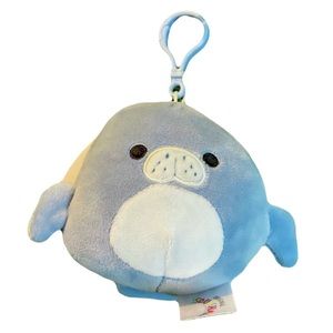 NWT Maeve the Manatee Clip Squishmallows 3"